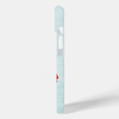 Gladiolus op Aged Denim Case-Mate iPhone Case (Achterkant / Links)