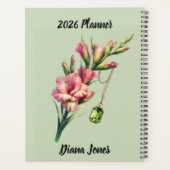 Gladiolus & Peridot août Verset – 2026 Année compl (Dos)