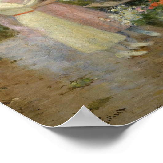 Gladiolus | Victor Gabriel Gilbert Poster (Hoek)