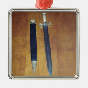 Gladius Pattern Sword Metalen Ornament