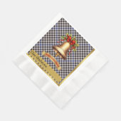 Gladstone Gepersonaliseerde Tartan Kerstmis Servet (Hoek)