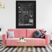 Gladstone Hotel No 3 with Border Canvas Afdruk (Insitu (Woonkamer))