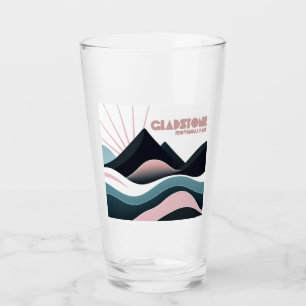 Gladstone Provincial Park Kleurrijke heuvels Glas