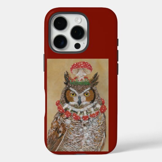 Gladwyn le hibou iPhone 16 Pro coque (Verso)