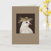 Gladys la carte de colombe (Fleur jaune)