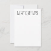 Glaedelig Jul Bedankkaart (Achterkant)