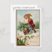 Glaedelig Jul Bedankkaart (Voorkant / Achterkant)