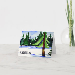 Glædelig jul, Deens Kerstfeest Kaart