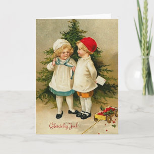 Glaedelig Jul Feestdagen Kaart
