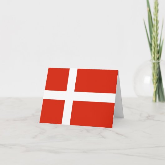 Glædelig Jul og Godt Nytår, Deense Vrolijk Kerstfe Feestdagen Kaart (Voorkant)