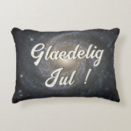 Glædelig Jul | Vrolijk kerstfeest in het Deens Accent Kussen