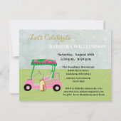 Glam 50 & Fabulous Golf Scene Party Invitation (Dos)