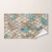 Glam à échelle de sirène #10 (Parties scintillant  (Serviette à main)