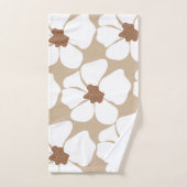 Glam Abstrait à fleurs #2 #décoration #art (Serviette à main)