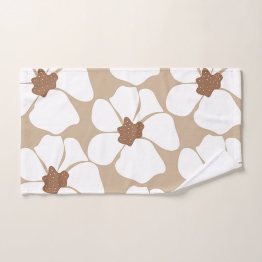 Glam Abstrait à fleurs #2 #décoration #art (Serviette à main)