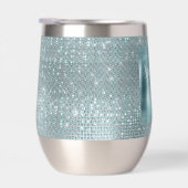 Glam Aqua Glitzy Silver Sparkle (Droite)