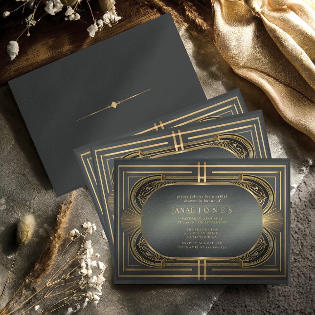 Glam Art Deco Bruiloft Vrijgezellenfeest ID1033 (Creator heeft geüpload)