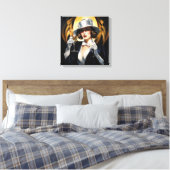 Glam Art Déco : Gold Woman (Insitu(Chambre))