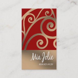 "Glam Baroque Curves" — onderscheidend, Classy, Visitekaartje