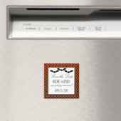 Glam Bats Halloween in Uptown Magneet (Insitu (Vaatwasser))