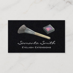 Glam Beauty Makeup Artist Eyelashes & Lips Busines Visitekaartje