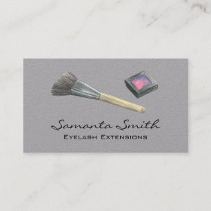 Glam Beauty Makeup Artist Eyelashes & Lips Busines Visitekaartje