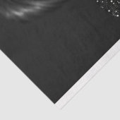 Glam Black & Crystal Cat-Eye Decoupage Tissuepapier (Detail)