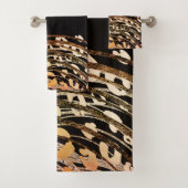 Glam Black Gold Orange Bronze Cheetah Leopard (En situation)