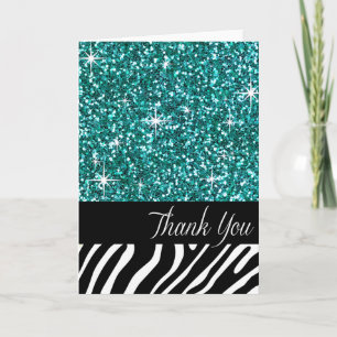 Glam Bling Parties scintillant Zebra Merci sarce