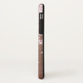 Glam Bling Roos Gold Diamond Confetti Monogrammen Case-Mate iPhone Case (Achterkant/links)