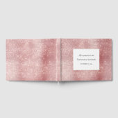 Glam Blush Pink Glitzy Sparkle Gastenboek (Volledig)