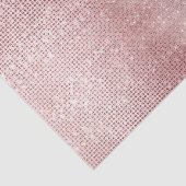 Glam Blush Pink Glitzy Sparkle Tissuepapier (Detail)