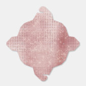 Glam Blush Pink Glitzy Sparkle Vieren Bedankdoosjes (Uitgevouwen)