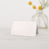 Glam blush roos gouden glitter plaats kaarten (Achterkant)