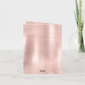 Glam Blush Rose Pailleté Merci (Dos)