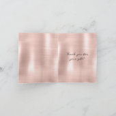 Glam Blush Rose Pailleté Merci (Intérieur)