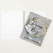 Glam Boho Céleste Lune Faux Parties scintillant Ar (Devant avec enveloppe)