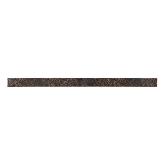 Glam Brown Black Leopard Print Lint (Voorkant)