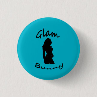 Glam Bunny Logo Pin Ronde Button 3,2 Cm