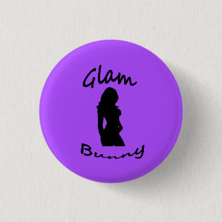 Glam Bunny Logo Pin Ronde Button 3,2 Cm
