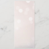 Glam burgundy calligraphy vintage bruiloft menu (Achterkant)