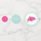 Glam Camp Makeover Spa Verjaardag Confetti (Voorkanten)