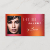 Glam Carte de visite de maquillage de portefeuille (Devant)