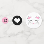 Glam Cat Birthday Confetti (Achterkanten)