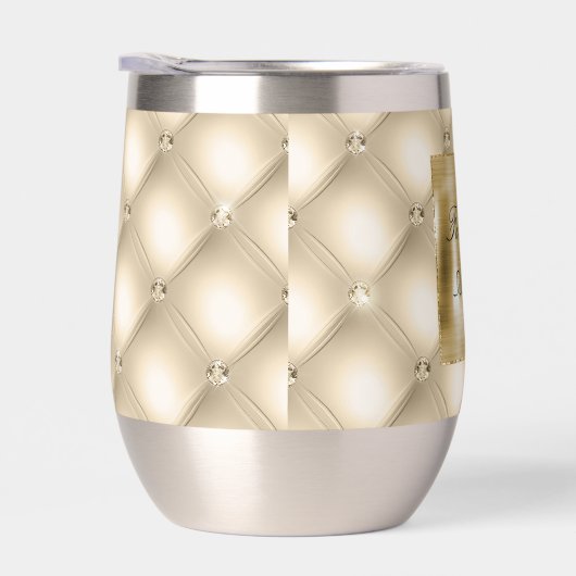 Glam Champagne Gold Glitzy Diamants (Droite)