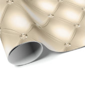Glam Champagne Gold Glitzy Diamonds Cadeaupapier (Rol Hoek)