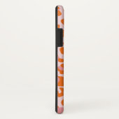 Glam Cheetah Print Pattern in Oranje en roze Case-Mate iPhone Case (Achterkant / rechts)