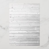 Glam Chic Fashion Show Foil Invitation (Verso)