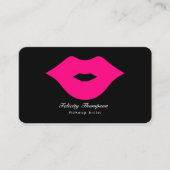 Glam Chic Makeup Artist QR Code Visitekaartje (Voorkant)