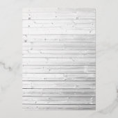 Glam Chic Mode Show Folie Uitnodiging (Achterkant)